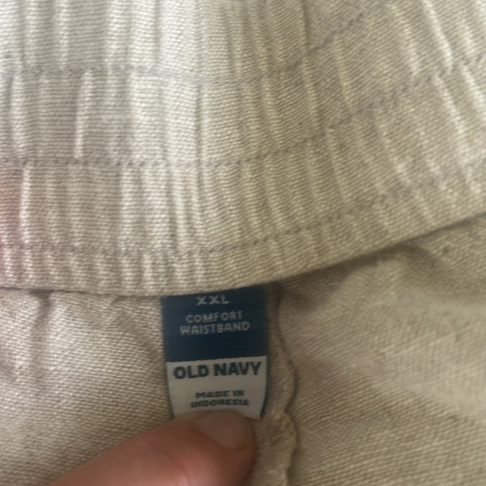 Old Navy Tan High Waist Shorts Lightweight Casual XXL NWT - Picture 8 of 8